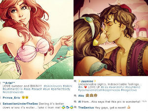 „Дизнијеви“ ликови на „Инстаграму“