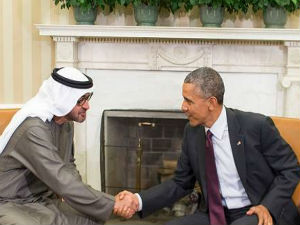 Обама са шеиком Мухамедом Бин Заједом