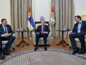 Николић и Вучић у среду са Додиком