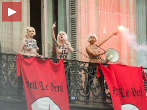 „Фемен“ против Ле Пенове у Паризу