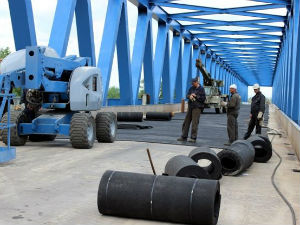 Изградња моста код Ћуприје у три смене