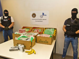 Немци запленили 300 килограма кокаина у бананама