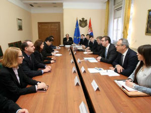 Вучић са делегацијом ММФ-а