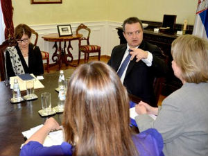 Дачић с делегацијом Светске јеврејске организације за реституцију