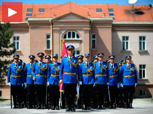 Свечани дочек за гардисте на Дедињу