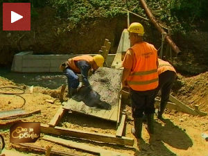 Изградња бујичних баријера на Штири код Лознице