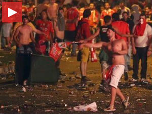 Бенфика славила титулу, нереди на улицама Лисабона