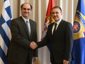 Стефановић и грчки амбасадор о сарадњи против криминала