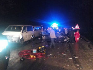 Ланчани судар код Сребреника, 47 повређених