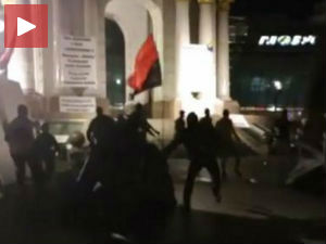 Нападачи уништили шаторе на Мајдану