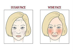 Шећер, вино и млечни производи лоши за кожу лица