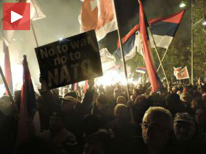Протест против чланства Црне Горе у НАТО
