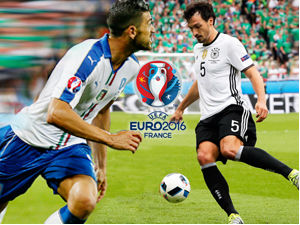 Derbi, Nemci i Italijani u borbi za polufinale
