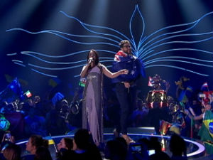 Incident u revijalnom delu finala „Evrosonga“