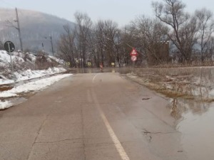Опао водостај Јужне Мораве, отворен пут код Ђуниса