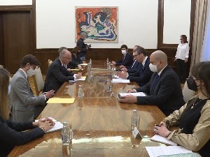 Вучић са Шибом: Односи Србије и Немачке на изузетном нивоу