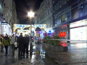 Пожар у трговинском објекту у Кнез Михајловој