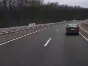 Снимак вожње у контра смеру на ауто-путу код Баточине