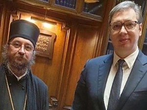 Вучић са епископом горњокарловачким Герасимом о последицама земљотреса у Хрватској