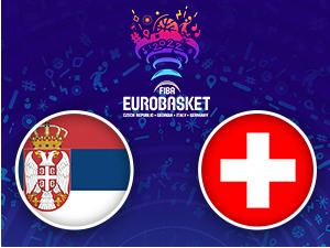 Кошарка - Кв. за ЕП 2022: Србија - Швајцарска