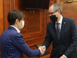 Брнабићева са амбасадором Швајцарске