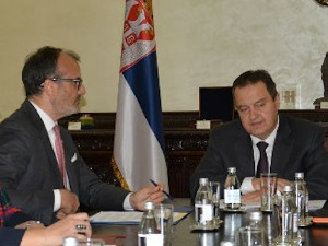 Дачић са Фабрицијем о наставку међустраначког дијалога