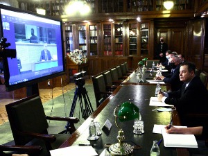 Друга фаза међустраначког дијалога, у току састанак Дачића и Макалистера