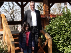 Вучић угостио Биљану Чекић: За улогу Даре из Јасеновца заслужила си више од Оскара