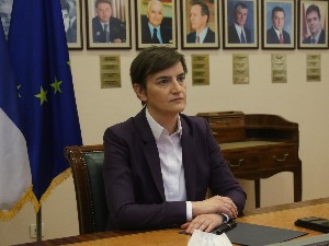 Брнабићева разговарала са Палмером о односима Србије и САД и дијалогу Београда и Приштине