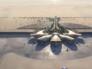 Као фатаморгана - тако ће изгледати аеродром у пустињи Саудијске Арабије