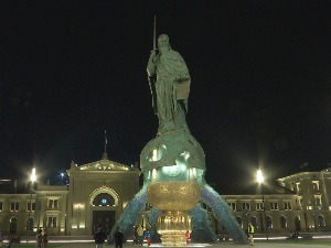Оскрнављен споменик Стефану Немањи