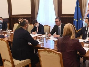 Вучић са Фабрицијем о владавини права, демократском управљању и међустраначком дијалогу