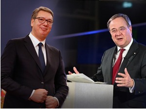 Вучић честитао Лашету на избору за кандидата за канцелара