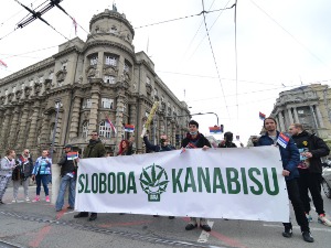 Грађани испред Владе затражили легализацију канабиса у медицинске сврхе