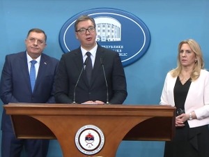 Вучић, проглашен за почасног грађанина Бањалуке: Мир је наша будућност