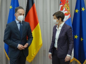 Брнабић се састала са Масом: Подршка Немачке од изузетног значаја за Србију