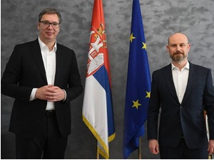 Вучић са Билчиком: Важни разговори у Бриселу се настављају