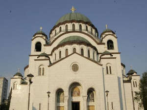 Поноћна Васкршња литургија из Храма Светог Саве