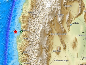 Јак земљотрес у приобалној области Чилеа