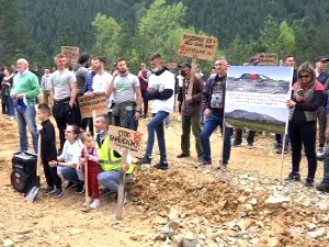 Садњом борова против најављене градње каменолома на Рађевици