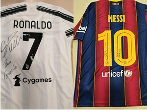 Роналдов дрес продат за 1,3 милиона динара - може ли Меси да донесе више за лечење малог Гаврила