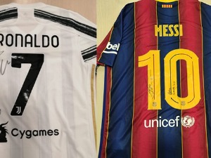 Од Месијевог и Роналдовог дреса 2,4 милиона динара за лечење малог Гаврила