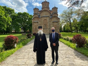 Владика Теодосије затражио подршку ОЕБС-а за опстанак СПЦ на Косову и Метохији