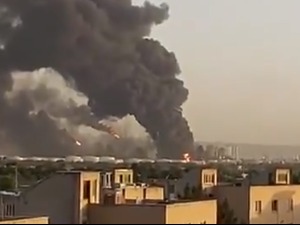 Пожар у рафинерији у Техерану