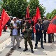 Протест ветерана ОВК у центру Приштине