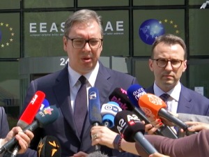 Вучић у Бриселу: Рекао сам да никад нећемо признати Косово и онда се Курти детонирао