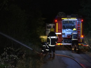 Пожар у кругу фабрике "Слобода" у Чачку