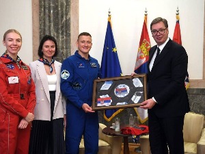 Вучић примио руског астронаута: После 185 дана у орбити, прво је дошао у посету Србији