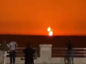 Велика експлозија на Каспијском мору у близини Бакуа