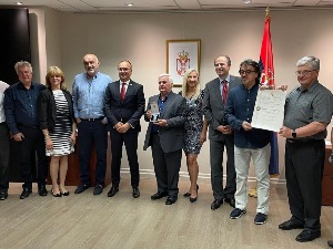 Златна медаља Српској националној академији Канаде